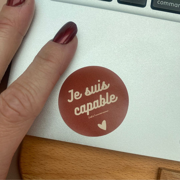 Sitckers "Je suis capable"